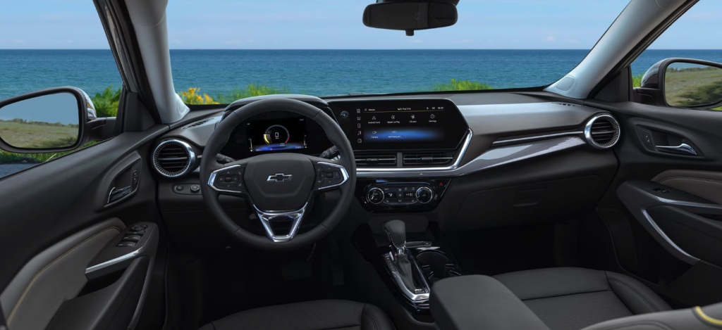 Interior of the 2026 Chevrolet Trax available for sale in Cherry Hill, NJ at Hessert Chevrolet of Cherry Hill