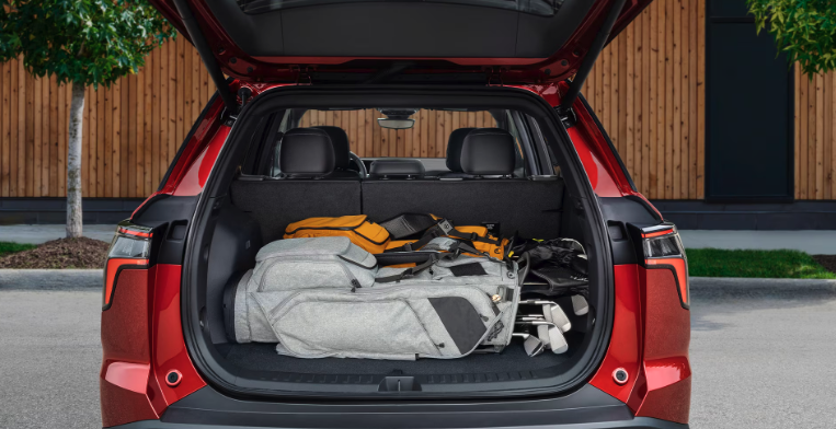 Cargo capacity of the 2026 Chevrolet Equinox for sale in Cherry Hill, NJ at Hessert Chevrolet of Cherry Hill