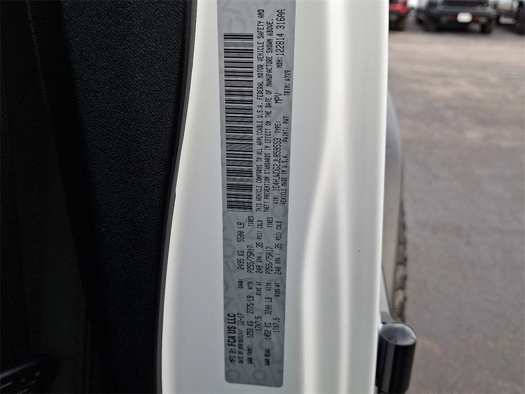 2018 Jeep Wrangler JK Unlimited Sport S 4x4