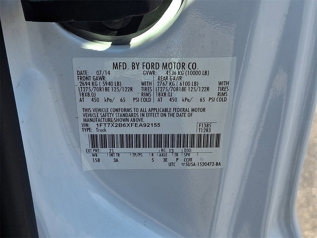 2015 Ford Super Duty F-250 SRW XLT