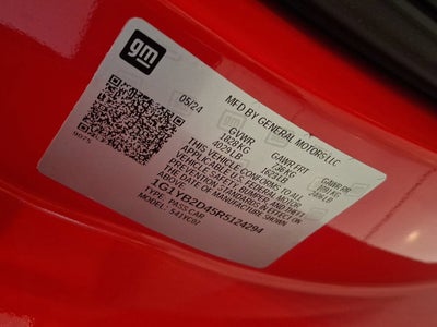 2024 Chevrolet Corvette Stingray 2LT