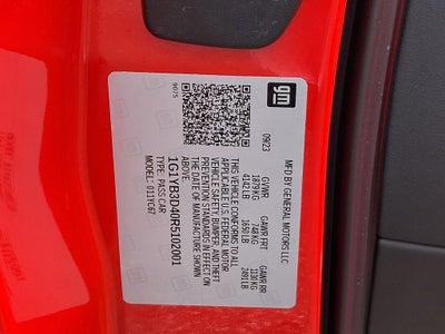 2024 Chevrolet Corvette Stingray 2LT