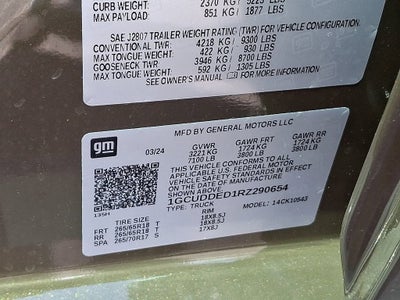 2024 Chevrolet Silverado 1500 LT