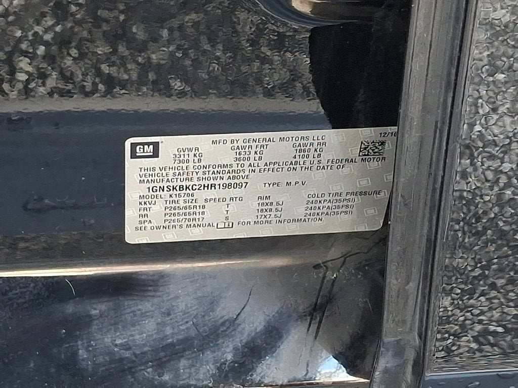 2017 Chevrolet Tahoe LT