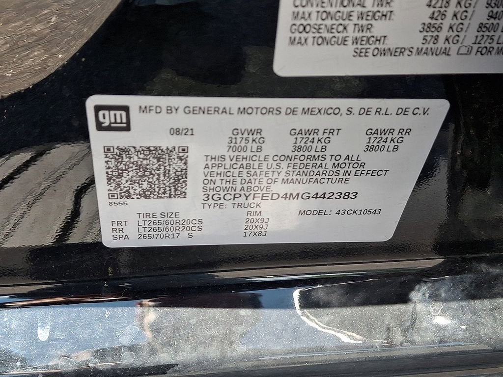 2021 Chevrolet Silverado 1500 LT Trail Boss