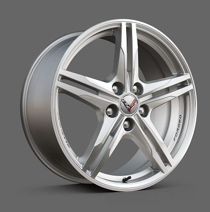 Pearl Nickel forged-aluminum wheels
