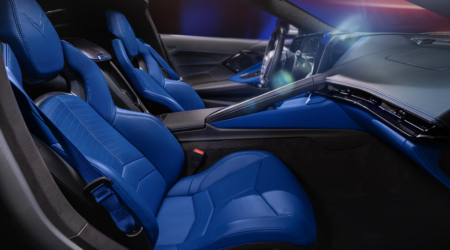 Santorini Blue with Jet Black Interior