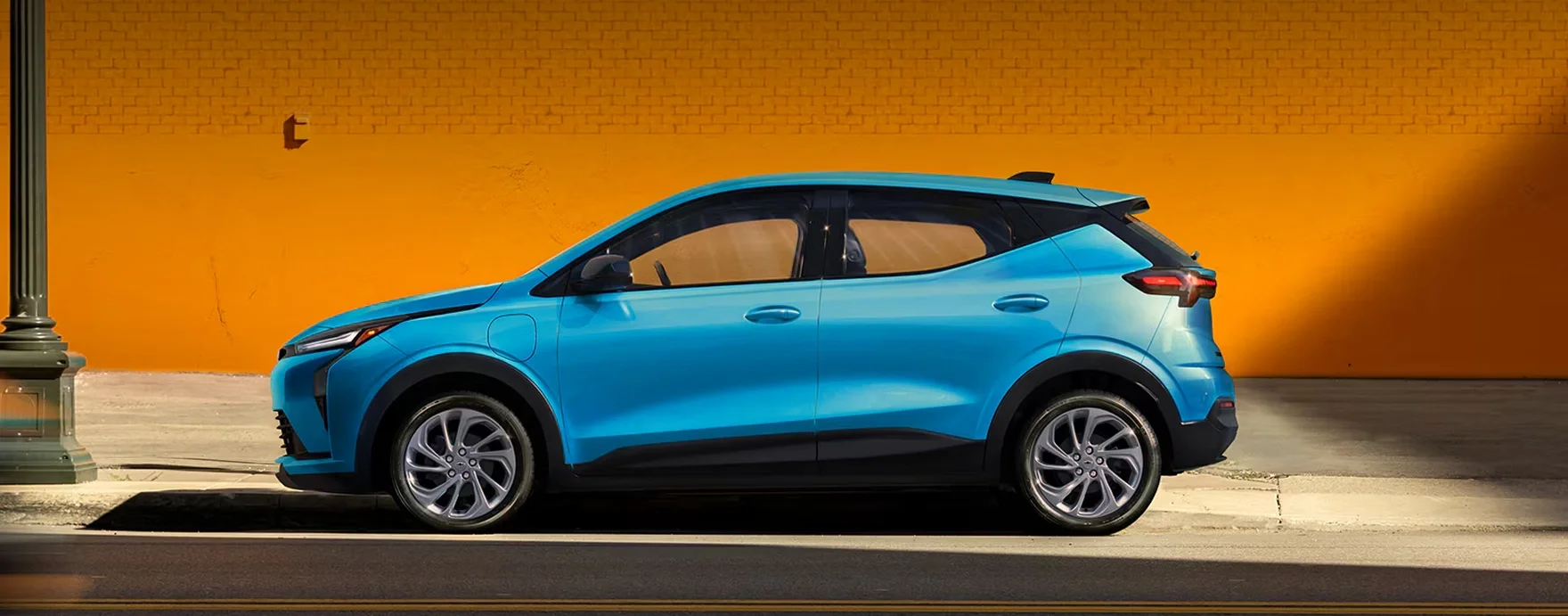 2027 Chevrolet Bolt exterior front view with redesigned fascia and lights
