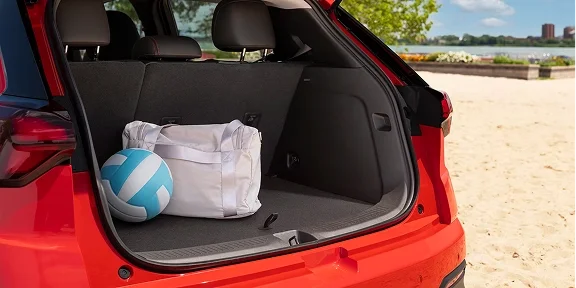 2027 Bolt interior cabin from rear passenger perspective