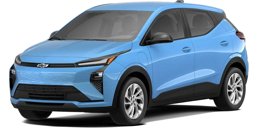 2027 Chevrolet Bolt LT front view starting at $27,600
